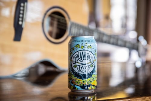 Odell Brewing Drumroll Hazy Pale Ale Perspective: top