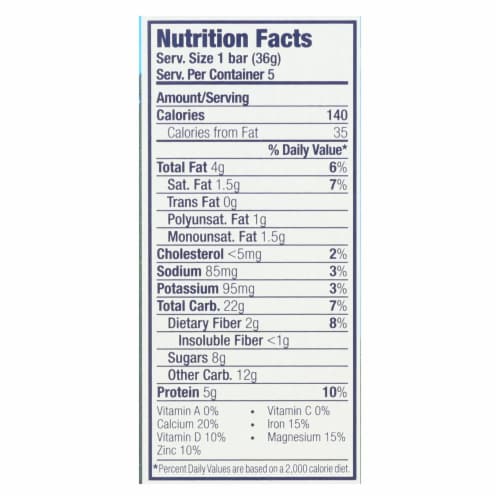 Clif Kid® ZBar™ Peanut Butter Chocolate Protein Bars Perspective: top