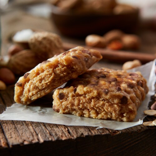 Clif Nut Butter Bar Chocolate Chip & Peanut Butter Organic Filled Energy Bars Perspective: top