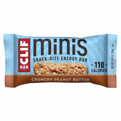 Clif® Bar Crunch Peanut Butter Mini Snack Bars Perspective: top