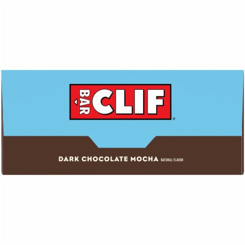 Clif Bar® Coffee Collection Dark Chocolate Mocha Energy Bars Perspective: top