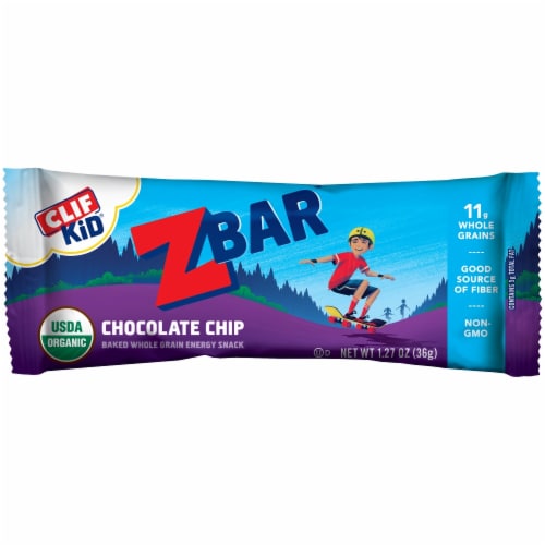 Clif Kid® Organic Chocolate Chip ZBars™ Perspective: top