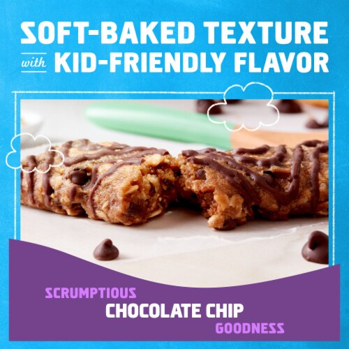 Clif Kid Zbar Chocolate Chip Organic Snack Bars Perspective: top