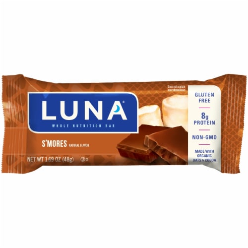 Luna® Gluten Free S'mores Nutrition Bars Perspective: top