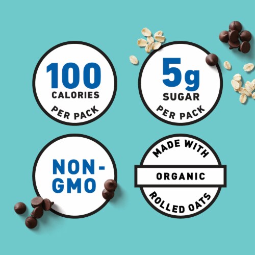 Clif Thins Chocolate Chip Crispy Snack Bars Perspective: top