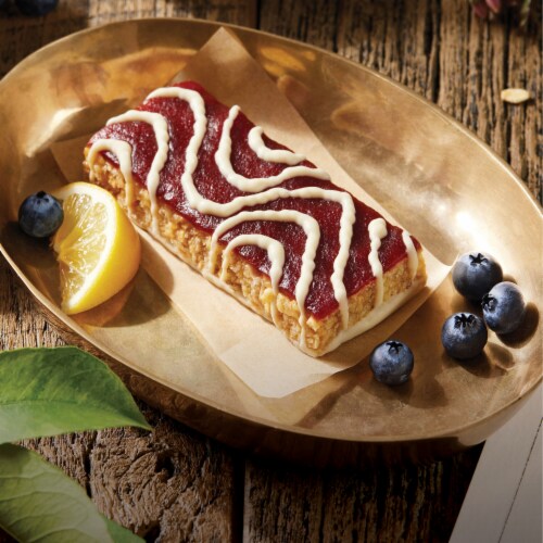 Luna Mash-Ups Lemonzest + Blueberry Whole Nutrition Bars Perspective: top