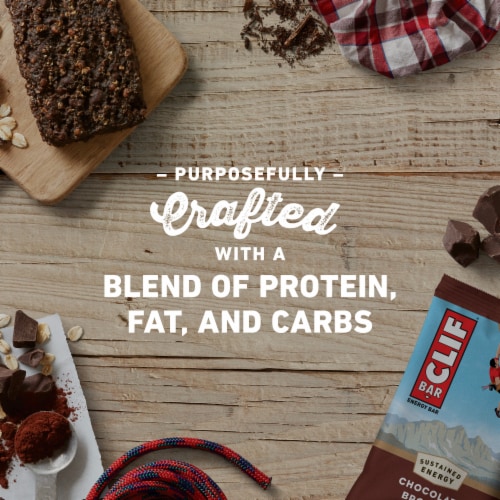 CLIF BAR® Chocolate Brownie Energy Bars Perspective: top