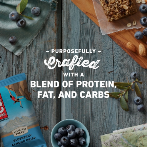 CLIF BAR® Blueberry Crisp Energy Bars Perspective: top