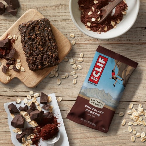 CLIF BAR® Chocolate Brownie Energy Bars Perspective: top