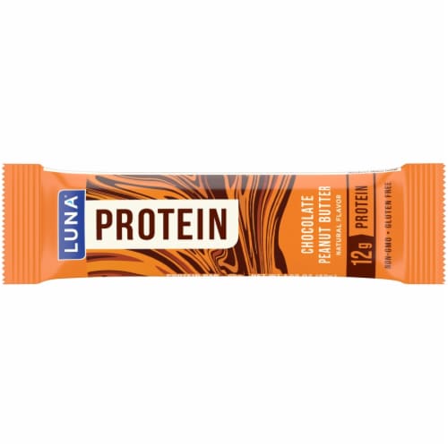 Luna® Chocolate Peanut Butter Protein Bars Perspective: top