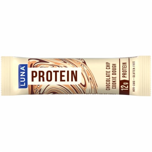 Luna® Chocolate Chip Cookie Dough Protein Bar Perspective: top