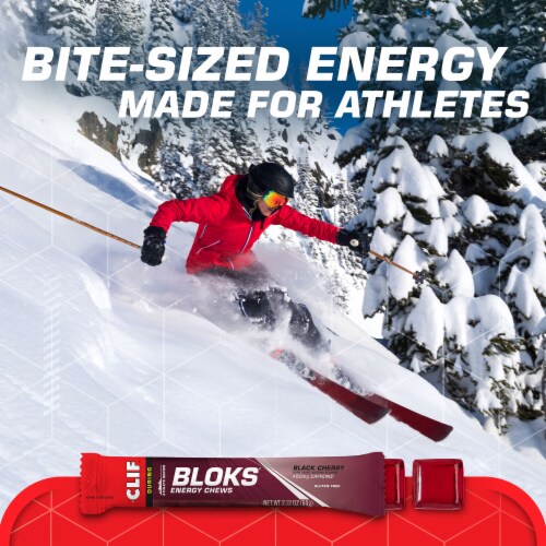 CLIF® Athlete Series Bloks® Black Cherry Energy Chews Perspective: top