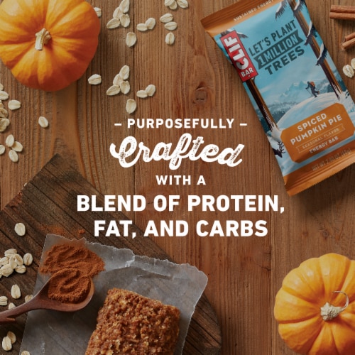 CLIF BAR® Spiced Pumpkin Pie Energy Bars Perspective: top