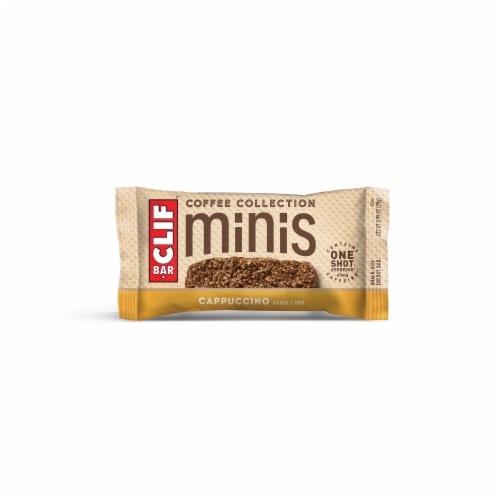 Clif Bar Coffee Collection Cappuccino Mini Energy Bars Perspective: top
