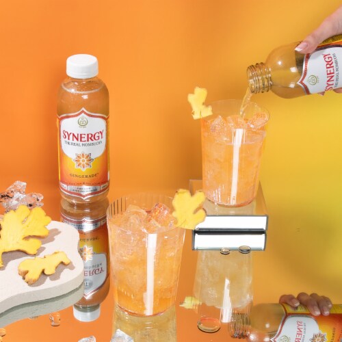 Synergy The Real Kombucha, Gingerade Perspective: top
