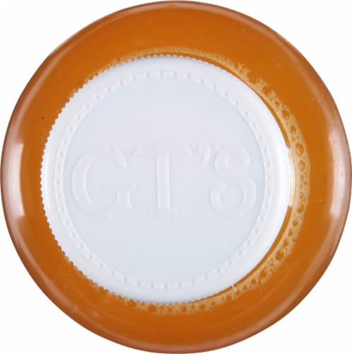 GT's Living Foods Carrot Turmeric Synergy Raw Kombucha Perspective: top