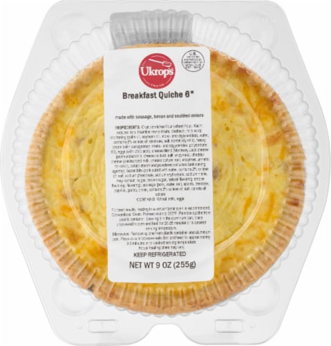Ukrop’s™ Breakfast Quiche - 6 Inch Perspective: top