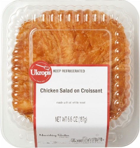 Ukrop's™ Chicken Salad on Croissant Perspective: top