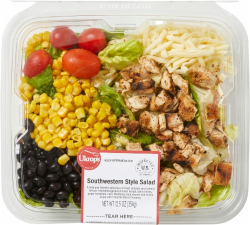 Ukrop's Southwestern Style Salad Perspective: top