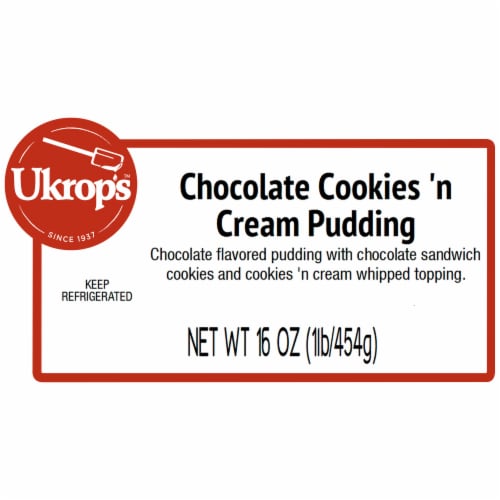 Ukrop's™ Chocolate Cookies 'n Cream Pudding Perspective: top