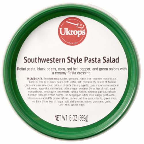 Ukrop's Southwestern Style Pasta Salad Perspective: top