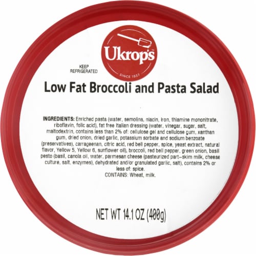 Ukrop's™ Low Fat Broccoli and Pasta Salad Perspective: top
