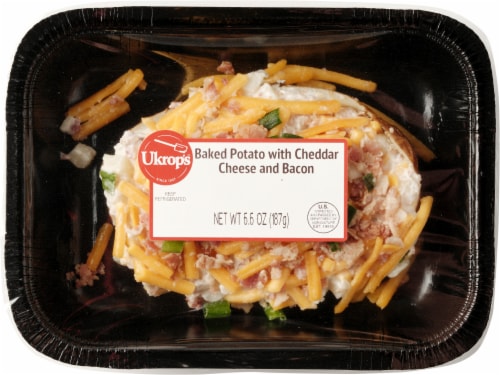 Ukrop's™ Baked Potato with Cheddar Cheese & Bacon Perspective: top