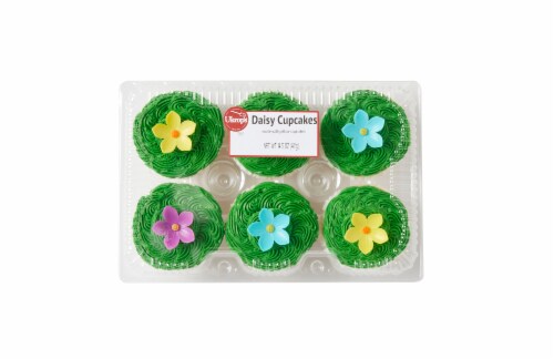 Ukrop's™ Daisy Cupcakes Perspective: top