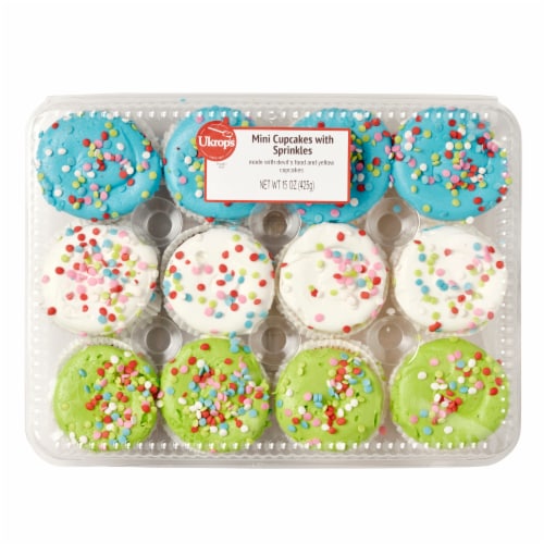 Ukrop's™ Mini Cupcakes with Sprinkles Perspective: top
