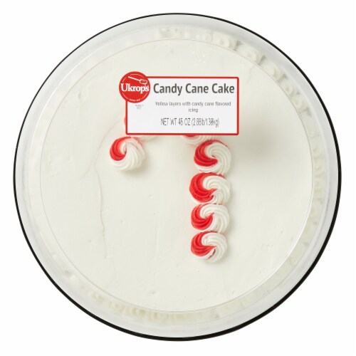 Ukrop's™ Candy Cane Cake Perspective: top