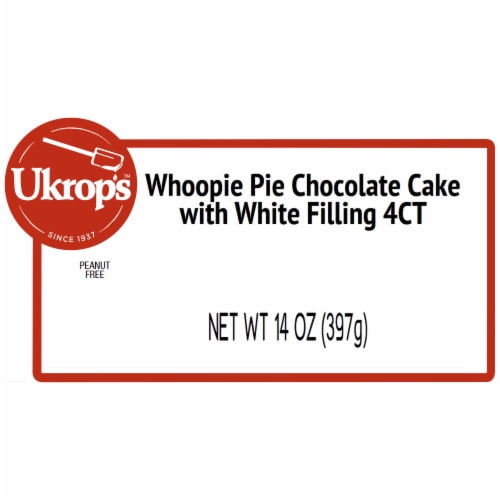 Ukrop's­™ Whoopie Pies Chocolate Cake with White Filling Perspective: top
