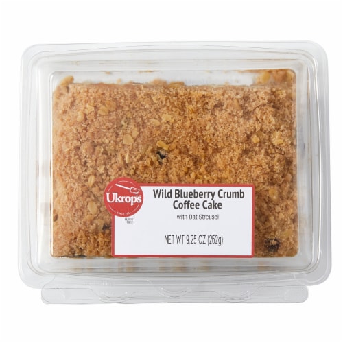 Ukrop's Homestyle Foods Wild Blueberry Crumb Coffee Cake Perspective: top