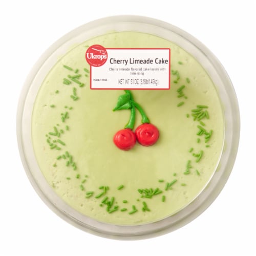 Ukrop's™ Cherry Limeade Cake Perspective: top