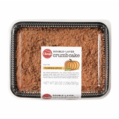 Ukrop's™ Pumpkin Spice Crumb Cake Perspective: top