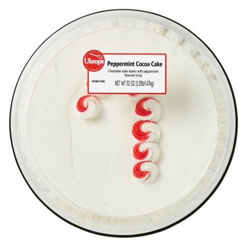 Ukrop's™ Peppermint Cocoa Cake Perspective: top
