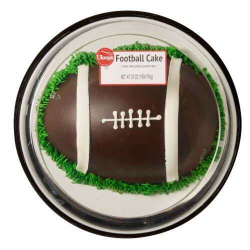 Ukrop's Football Cake Perspective: top