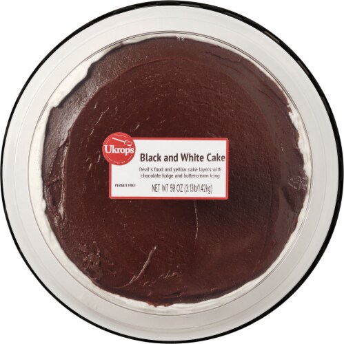 Ukrop's™ Black & White Cake Perspective: top