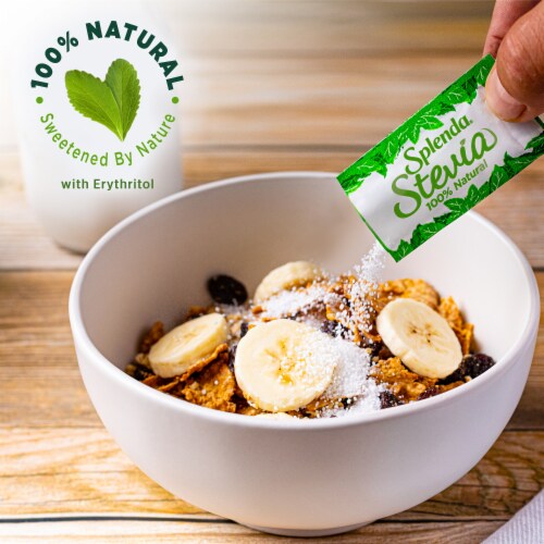 Splenda Stevia Zero Calorie Sweetener Packets Perspective: top