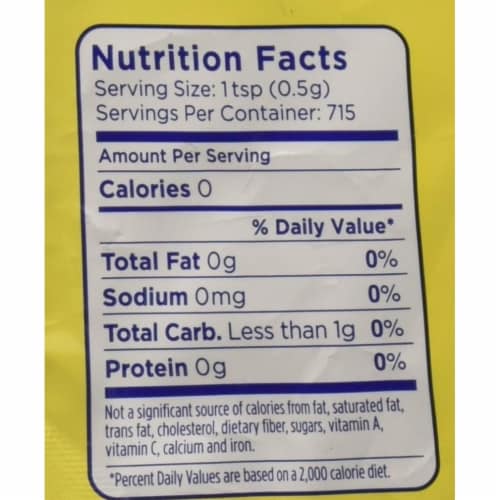 Splenda Granulated Zero Calorie Sweetener Twin Pack Perspective: top