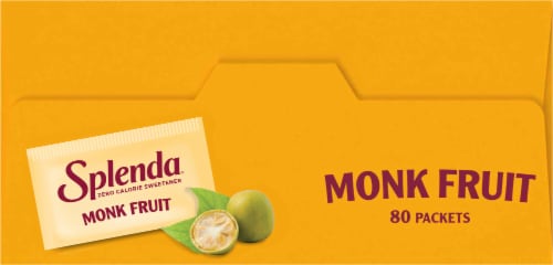Splenda® Naturals Monk Fruit Sweetener Packets Perspective: top