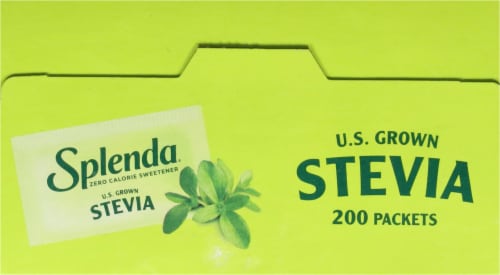 Splenda® Zero Calorie Stevia Sweetener Packets Perspective: top