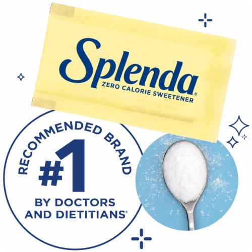Splenda Zero Calorie Sweetener Packets Perspective: top