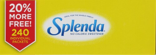 Splenda Sweetener Packets Perspective: top