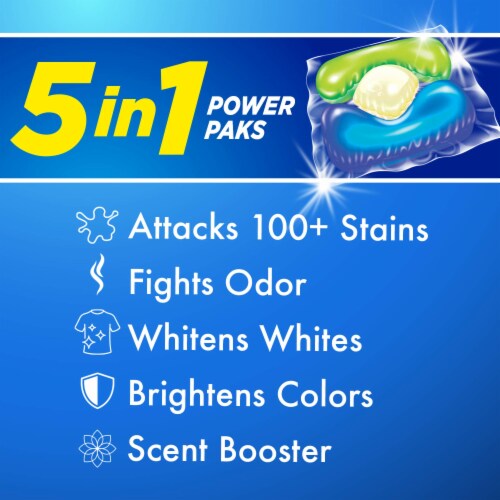 Arm & Hammer plus OxiClean 5-in-1 Power Paks, 24 Count (Pack of 10) Perspective: top