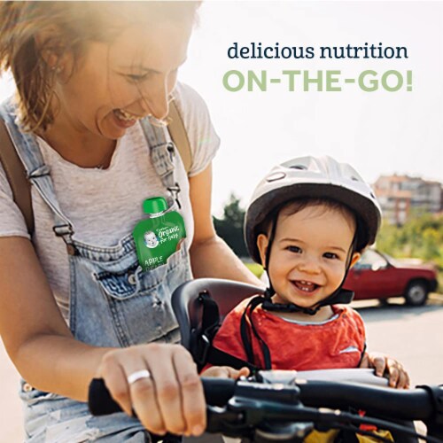 Gerber Organic 2nd Foods Carrot Apple & Mango Baby Food Pouch - 3.5oz (Pack of 10) Perspective: top