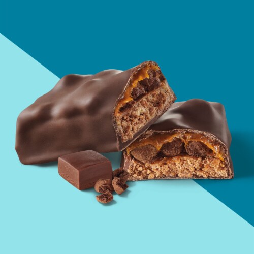 Fiber One Weight Watchers Chewy Protein Bars, Fudge Chocolate Cookie, 5 ct (Pack of 14) Perspective: top