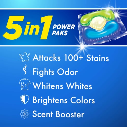 Arm & Hammer plus OxiClean 5-in-1 Power Paks, 24 Count (Pack of 20) Perspective: top