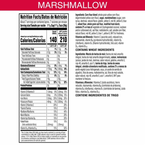 Kellogg's Froot Loops Original with Marshmallows Cereal 10.5oz (Pack of 12) Perspective: top
