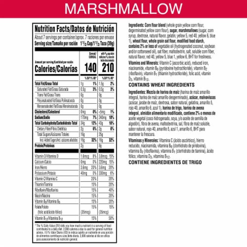Kellogg's Froot Loops Original with Marshmallows Cereal 10.5oz (Pack of 20) Perspective: top
