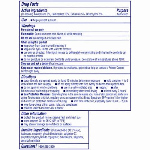 Complete Sunscreen Spray SPF 50 Spray Sunscreen 5.5 Oz (Pack of 6) Perspective: top